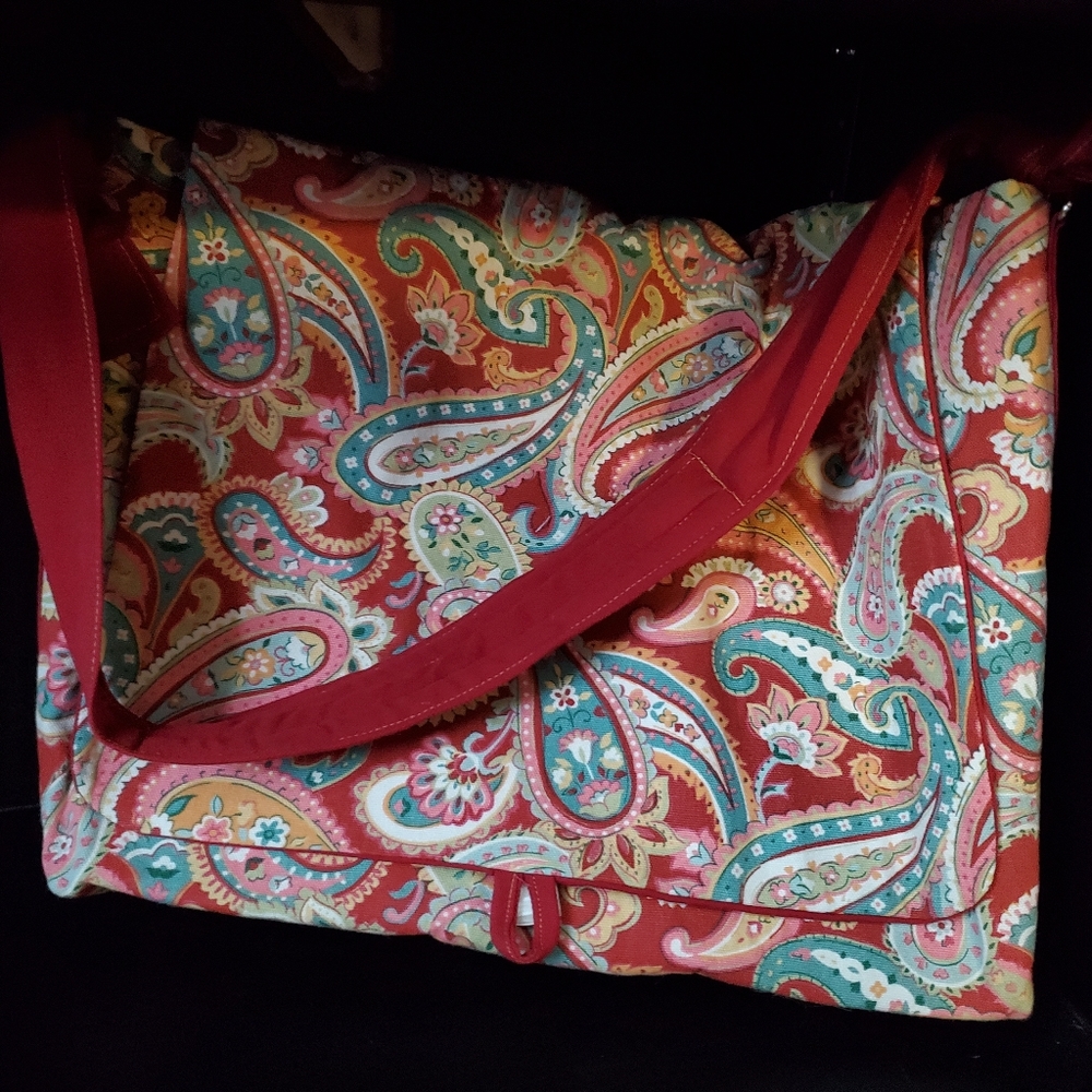 Handmade Paisley Diaper Bag